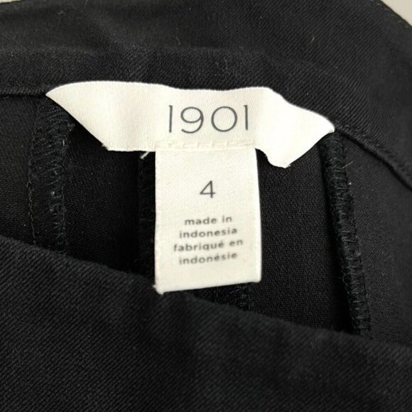 1901 Women Stretch Ankle Skinny Black Casual Pants Size 4 - Picture 6 of 7